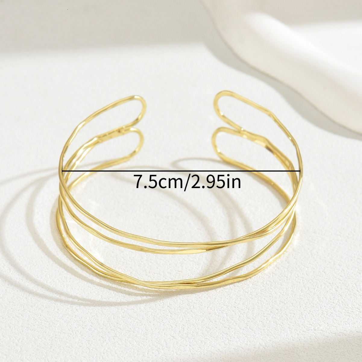 Ins Simple Japanese And Korean Style Women's Multi-Layer High-End Design Arm Ring Line Bracelet