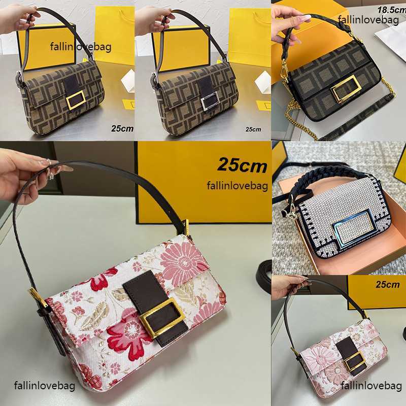 10A Shoulder Bags Designer Cherry blossom baguette Bags Fashion Women Crossbody Vintage Change purse Canvas Messenger Bag Underarm Handbag coin Purse Wallet mini9