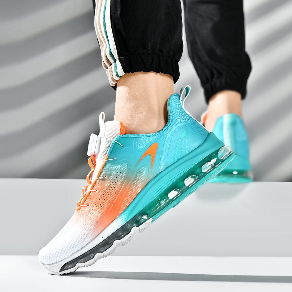 6665-Men's Running Shoes Air Cushion Sneakers Lightweight Anti-Slip Fashion Fitness Walking Casual Running Shoes