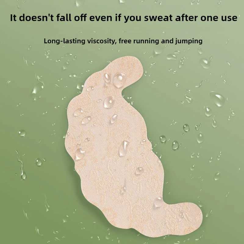 6Pair U Shape Self Adhesive Breast Stickers for Women Invisible Bra Tape Sexy Lace Disposable Seamless Chest Paste Sticker W250624