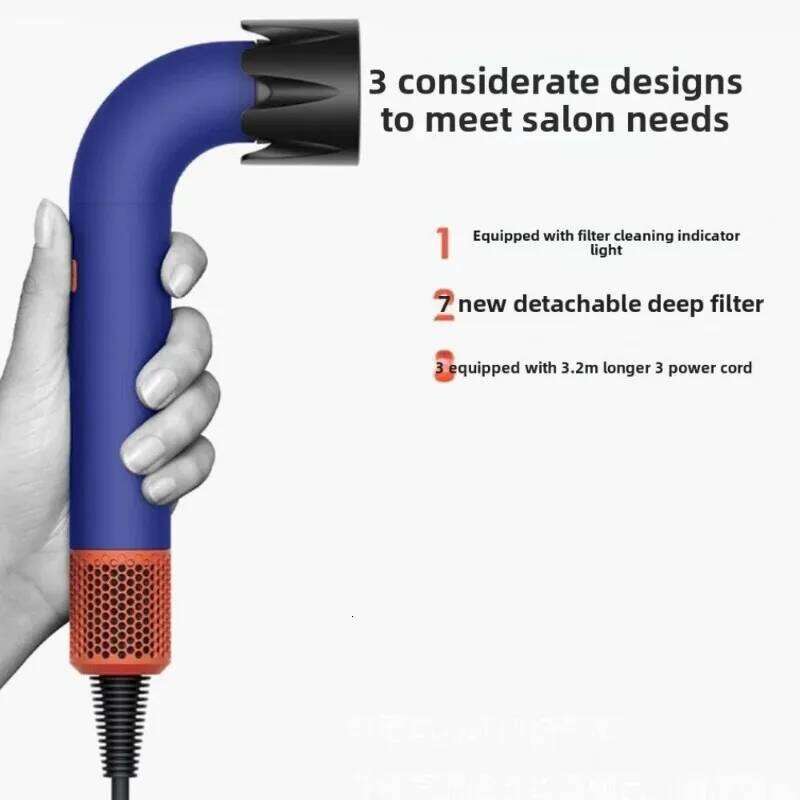 2025 New Elbow Barber Shop High Speed Hair Dryer Household Negative Ion Quick Drying secadora de pelo