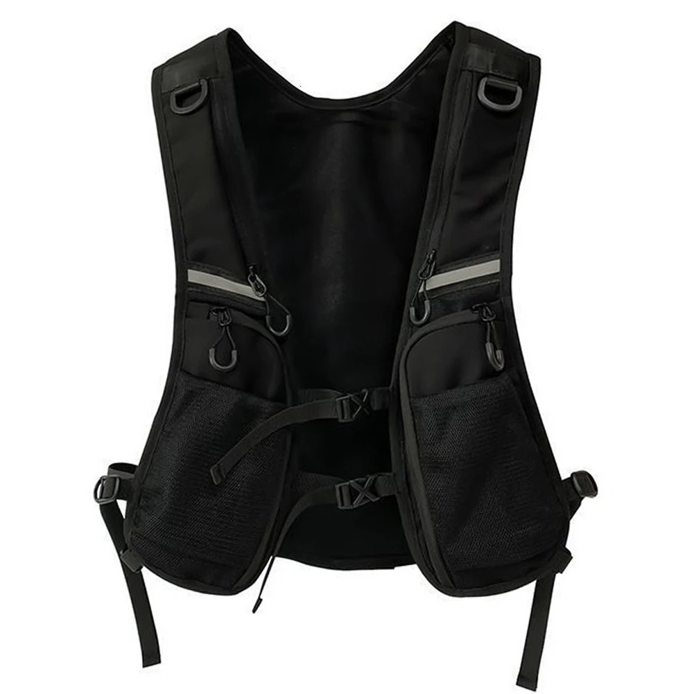 Functional Tactical Vest Chest Bag Lightweight Phone Holder with Pocket Extra Storage Fashion Waistcoat for Cycling Running 250617