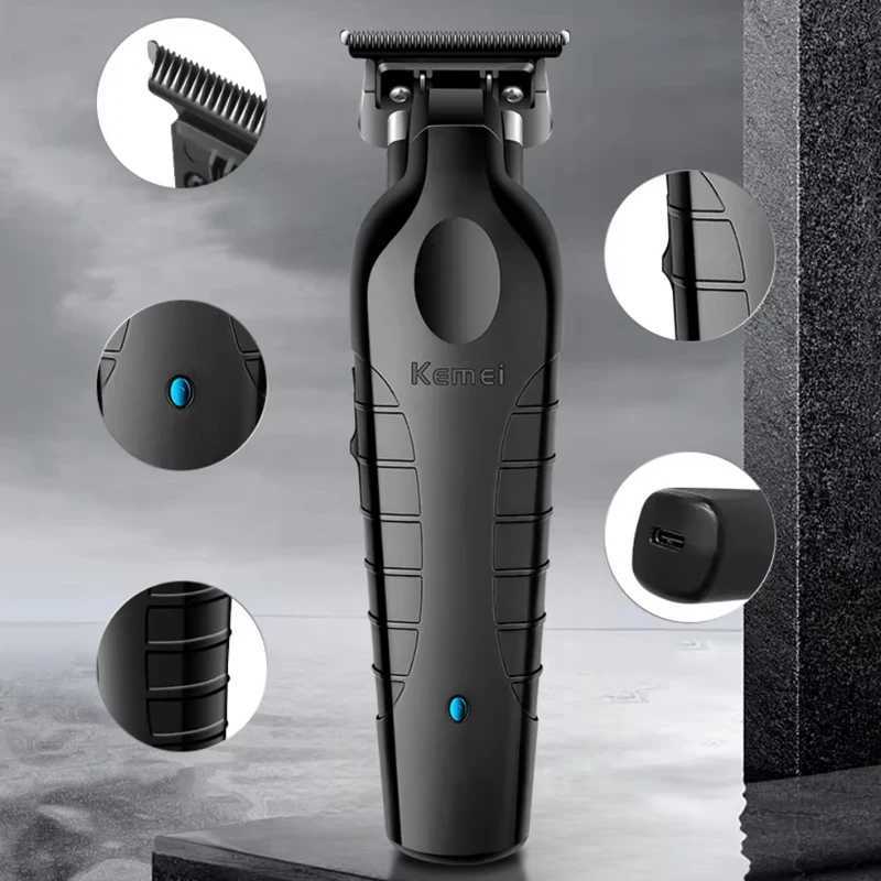 Kemei Mens Hair Clipper KM-2299 Professional Electric Hair Trimmer USB Rechargeable Barber Trimmer Mens Electric Hair Clipper XJ250624