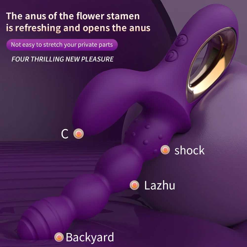 Powerful Vibrator for Women Dildo AV Wand 2 in 1 G Spot Clitoris Stimulator Vagina Massager Female Masturbator Adult Sex Toys W250624