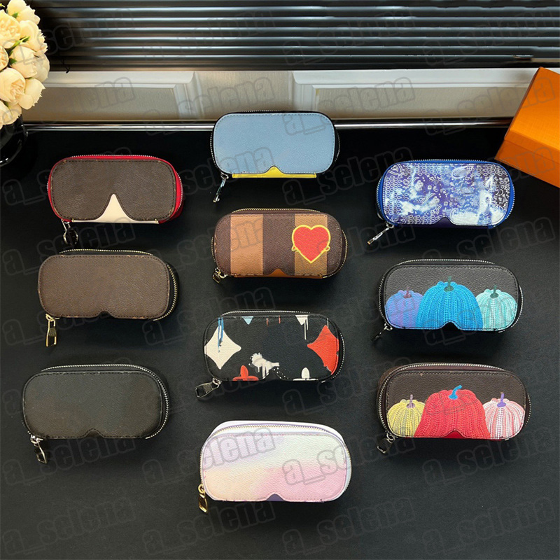 Vintage Sun Glasses Storage Case Eye-wear Accessories Protect Case Portable Storage Bag Glasses Eye Glass Organizer Pouch with box