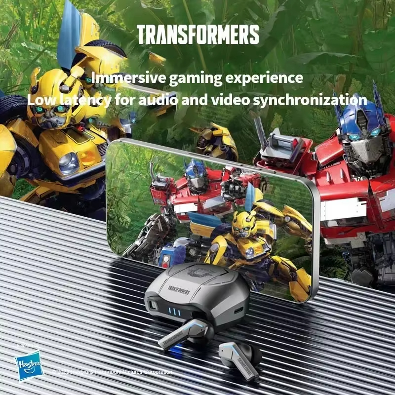 TRANSFORMERS In Ear Earphone Wireless Bluetooth 5.3 Mini Headphones HiFi Stereo Outdoor Sport Music Headset Long Standby TF-T06