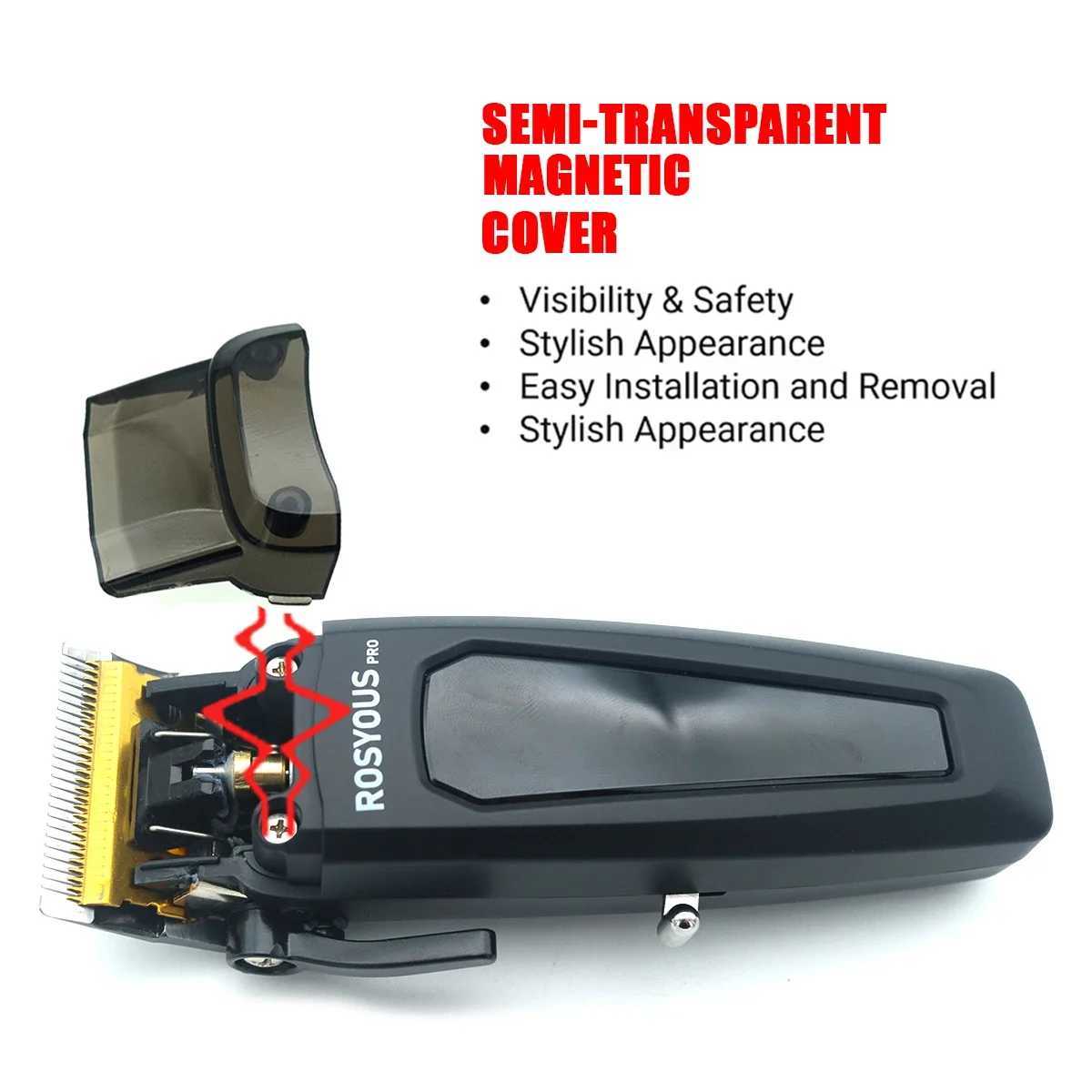 Professional Electric Hair Clipper 106 Hair Trimmer for Men 7500RPM with Base 5-adjusted DLC Blade Barber MachineXJ250624