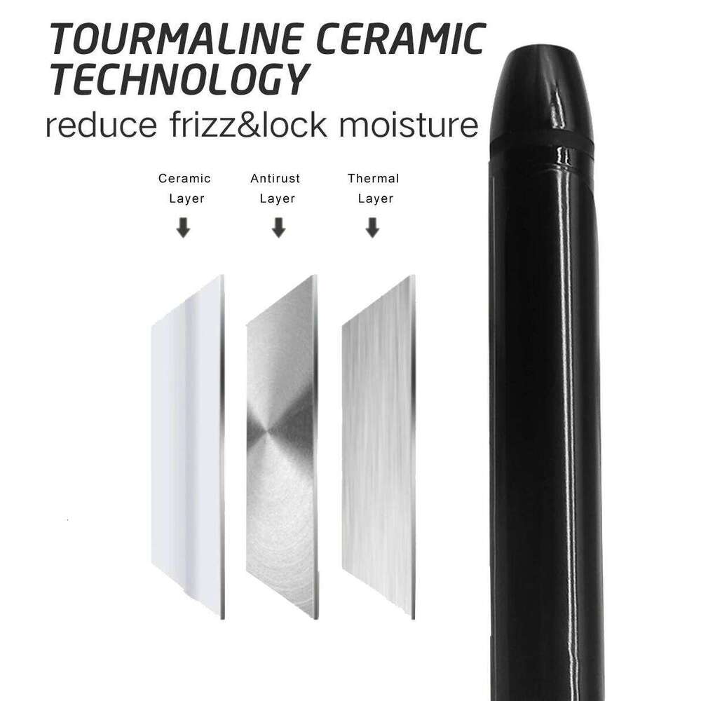 MBHAIR Skinny Ceramic Coating for Hair Long Barrel Curling Iron Instant Heat up to 450F with clamp