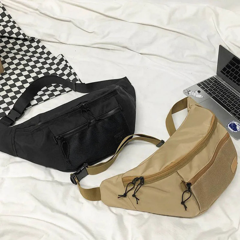 Nylon Waist Belt Bag Fanny pack Unisex Hip-hop Crossbody Chest Bags High Capacity Waist Bag Street Trend Waist pack Phone pack 250623