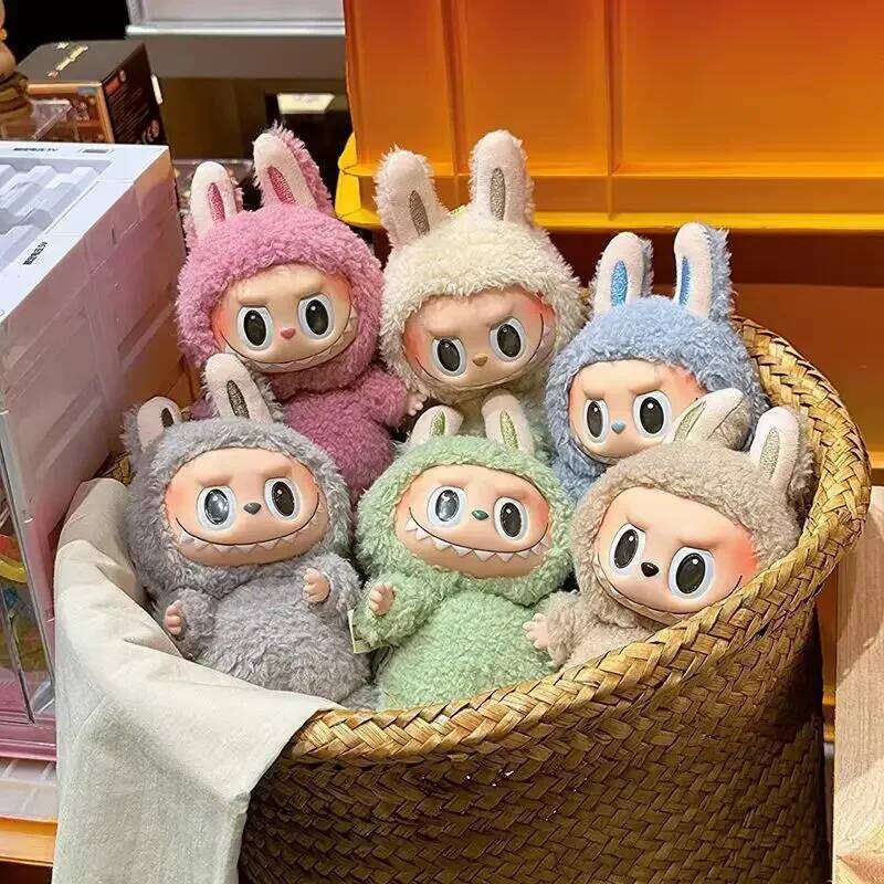 Miniso Lcky Angel series Blind box Figure PVC key Backpack pendant Decoration Accessory Model Kids Toy Doll Gift