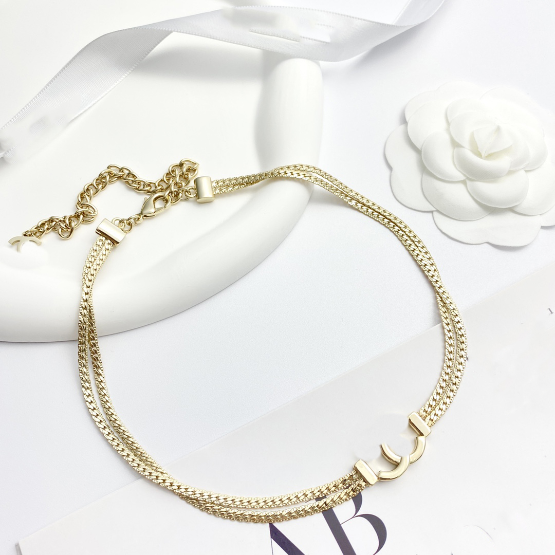 Designer Pendant Necklaces Luxury C Pearl Crystal Diamond chain Chokers Necklace Jewelry Women Men Gift Classics Ccity hjkh4