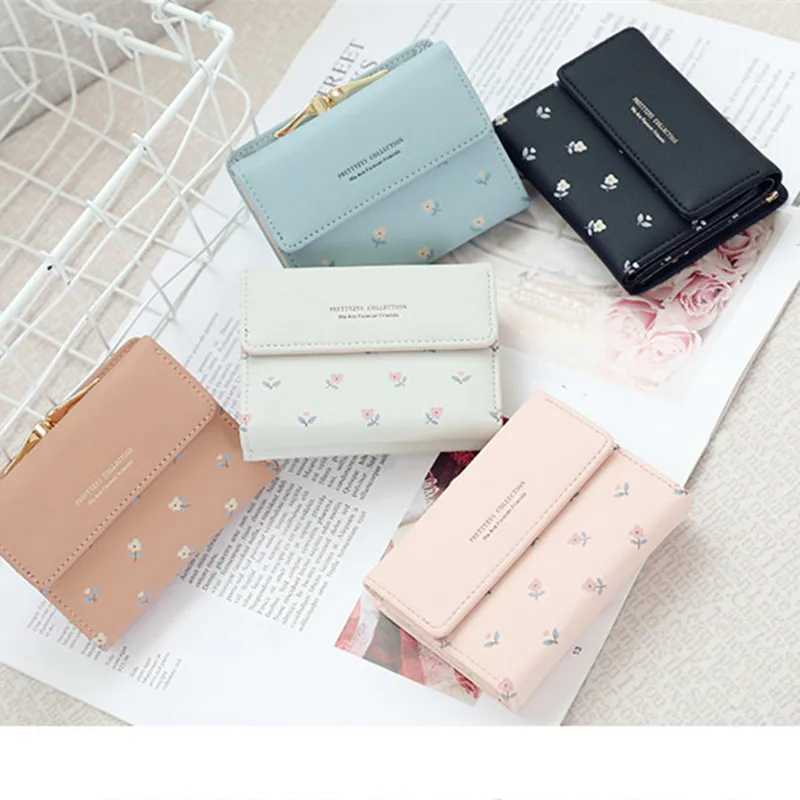 Women Wallets and Purses PU Leather Mey Bag Female Short Hasp Purse Small Coin Card Holders Cute Girls Cluh New Women WalletXJ250624
