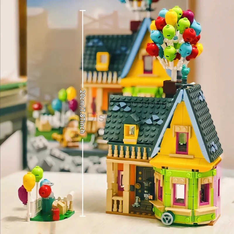Disney Up House Building Blocks Movie Travels Of Flying House Construction Brick blocks Model Kit Toys For kids Christmas Birthday Gifts Y250624