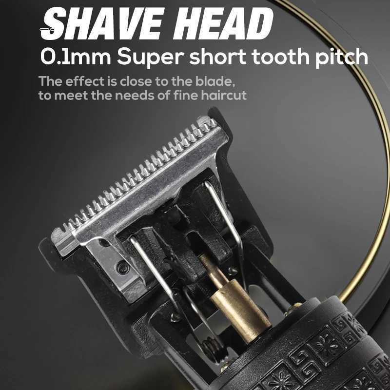 T9 Haircut Razor for Men Rechargeable Clipper Shaver Adult Electric Vintage Clipper Razor Home USB Charging Barber Shop Black Dra XJ250624