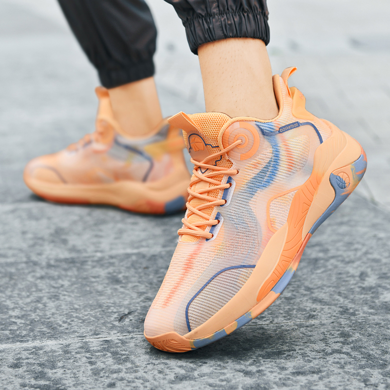 8877-High-top New Style Basketball Shoes Fashionable Classic Chinese Breathable Non-slip Outdoor Sneakers Fitness Running Training Sneakers