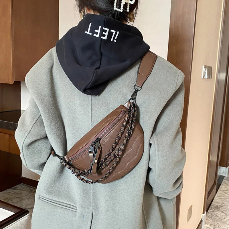 Crossbody Chest Bag Winter Women Waist Bag Phone Pack High Grade Chest Pack Female Shoulder Bags Purse 250623