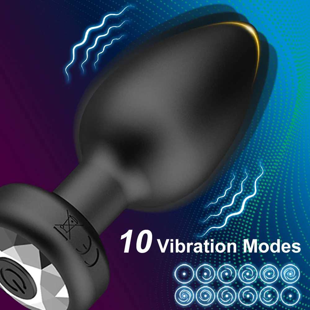 APP Remote Anal Vibrator Rotating Stimulator Vibrators for Men Dildo Butt Plug G-spot Prostate Massager Sex Toys For Gay Adults W250624