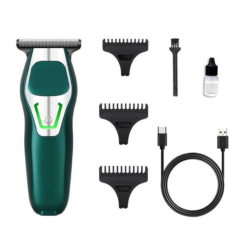 Barber-Grade Electric Hair Clipper with T-Blade - 0mm Ultra Precise Shaving Beard Trimming for Professional Salons Home Use XJ250624