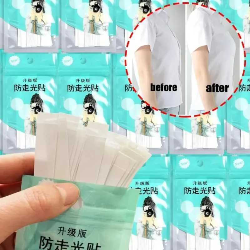 36/72Pcs Double Sided Body Tape Self-Adhesive Clothes Dress Shirt Secret Sticker Lingerie Tape Anti- Invisible Chest PatchW250624