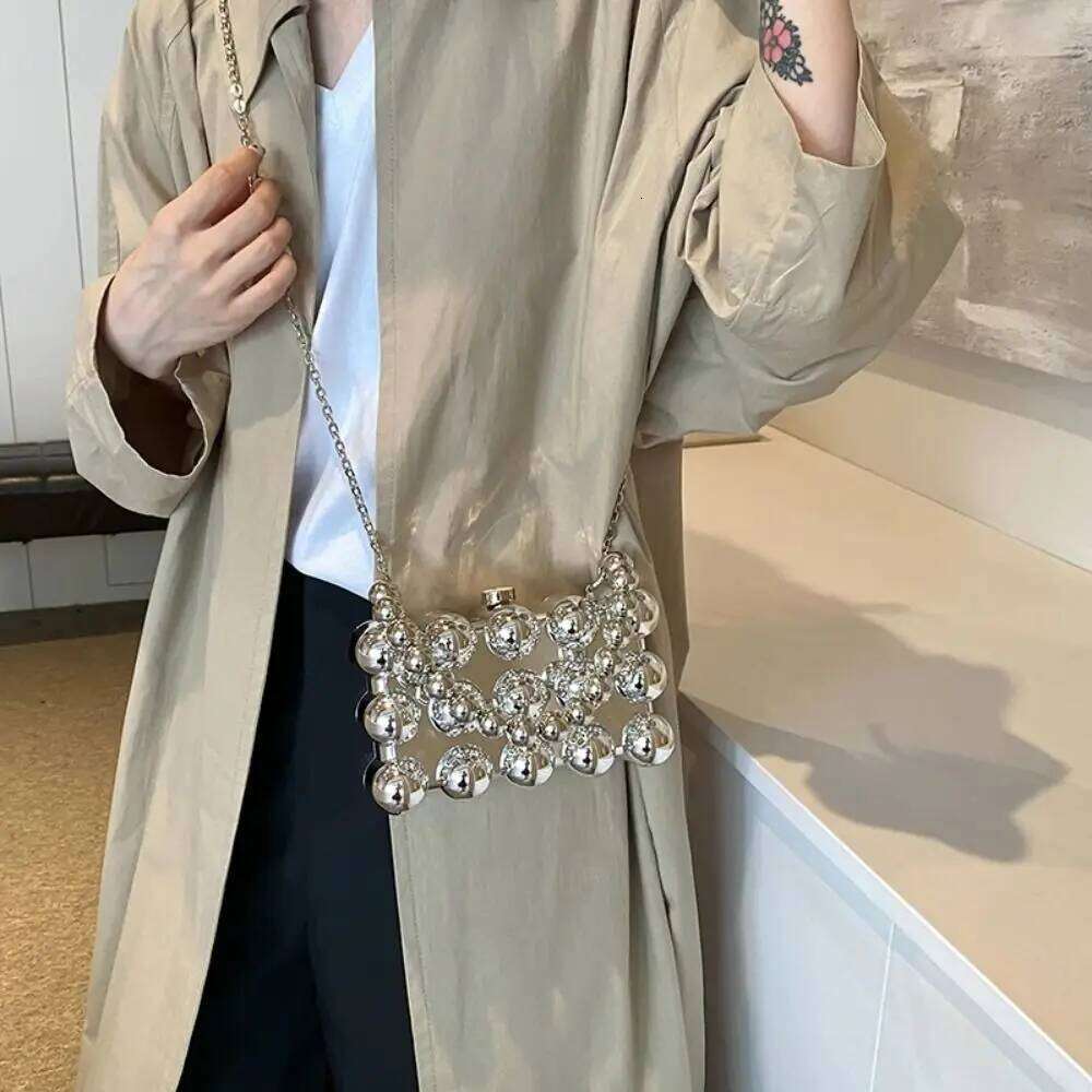 Luxury Designer bags 2025 Detachable Strap Crossbody Leisure Bubble Clutch Purse Square Multifunctional Shopping Bag