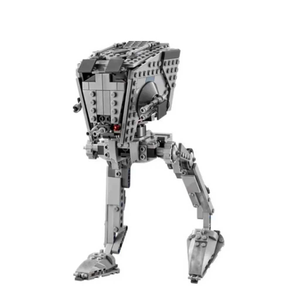 586PCS Space War Interstellar Wars Hoth AT-ST ST Walker Building Blocks Model Brain Game Bricks Toys Kid Adult Gift R250624
