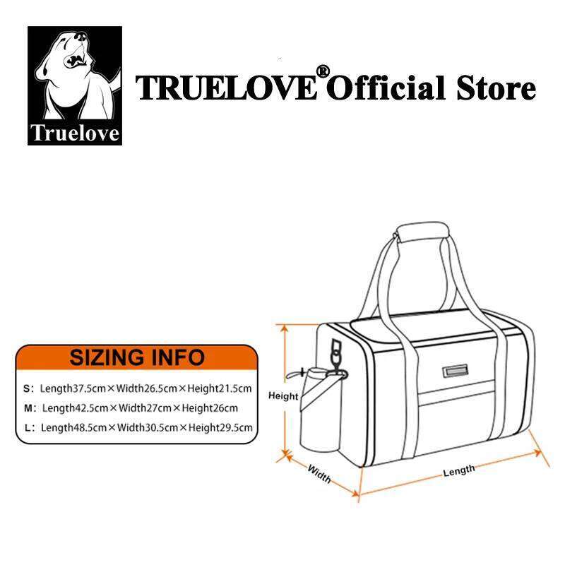 Truelove Designer Polyester Pet Shoulder Bag Portable Breathable Mash Convenient Puppy Cat Carrier Tlx2071