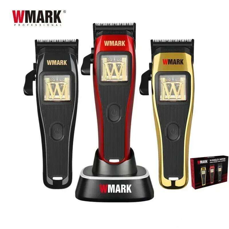 WMARK Ng-X1 High Speed Professional Hair Clippers Microchipped Magnetic Motor10000rpm 9V Motor,Barbers Haircut Kit Fade
