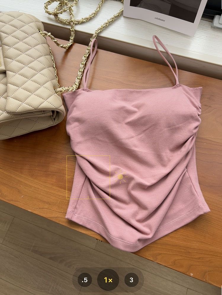 LV100 Summer shoulder strap sweet and spicy sleeveless tops for outer wear, slim and slim, versatile