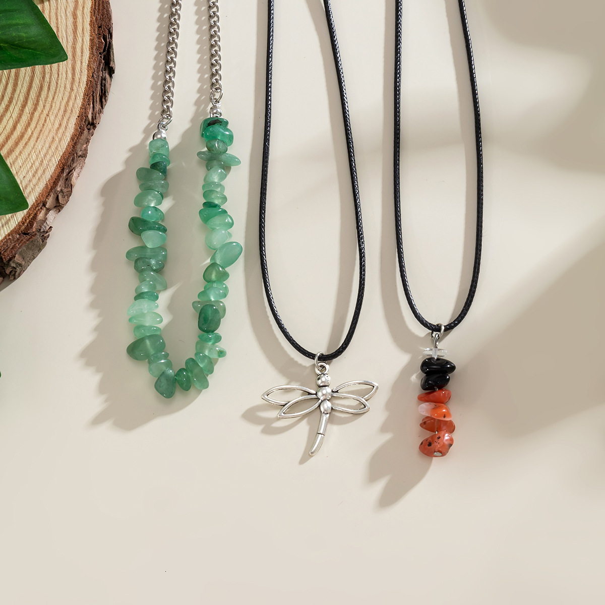 Jewelry Demon Eye Turquoise Pendant Beaded Necklace Women's Wax Thread Choker Clavicle Chain