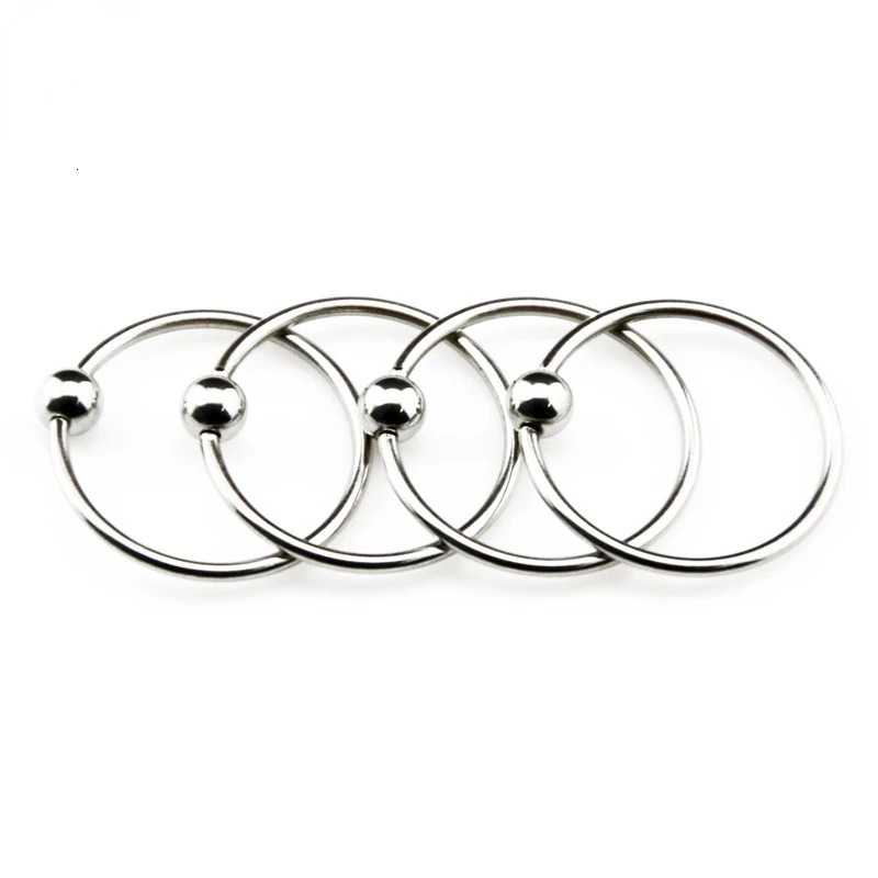 10pcsSet Steel Large Size Captive Beads Lip Rings BCR Nipple Eyebrow Tragus Ear Hoop Earrings Piercing Body Jewelry 250613