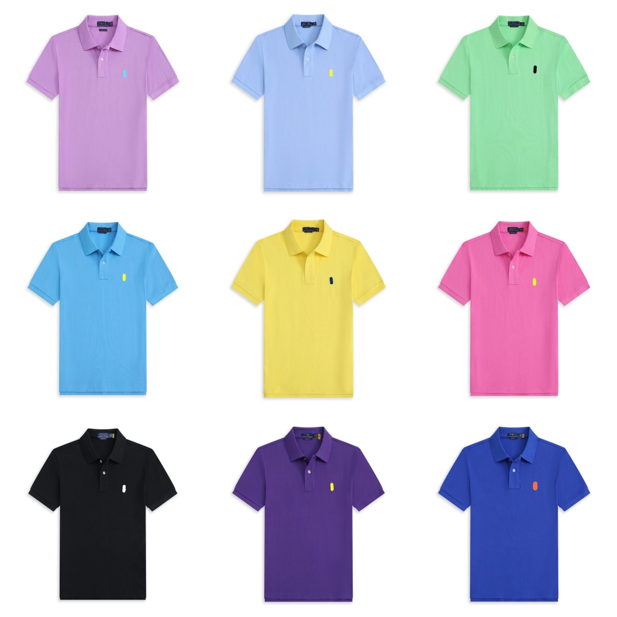 Men's Polos Design And Women's Embroidery Polo Solid Color Short Sleevmens Designer Brand