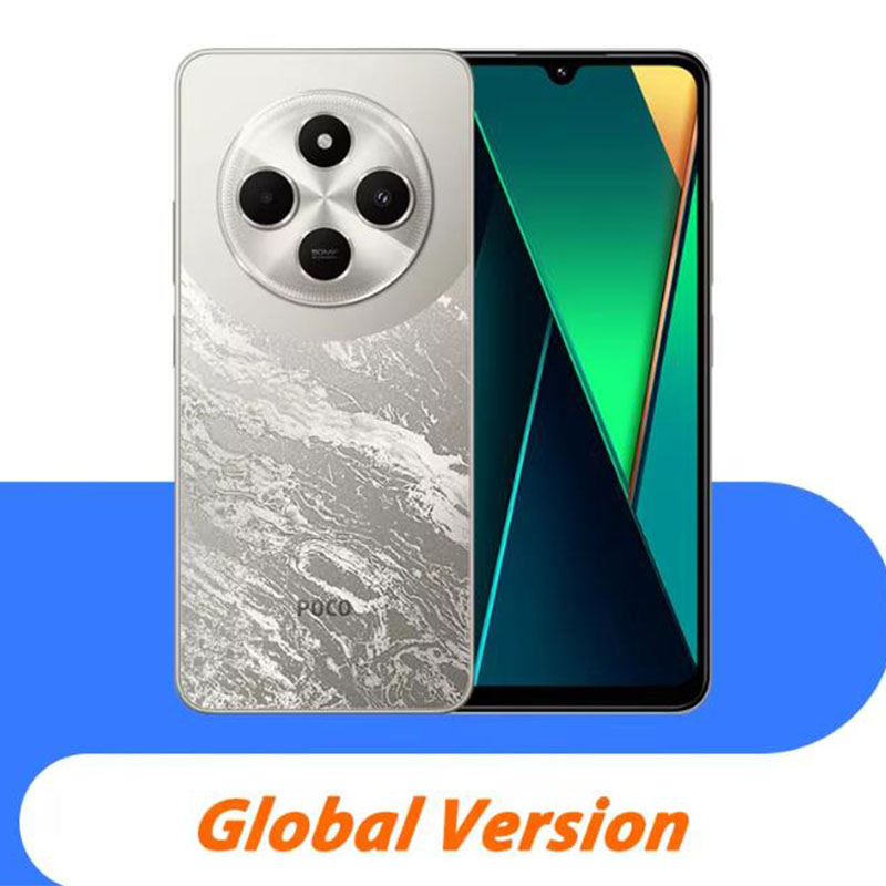 Global Version POCO C75 Smartphone Helio G81-Ultra Immersive 6.88" Display Massive 5160mAh(typ) Battery Clear 50MP Dual Camera