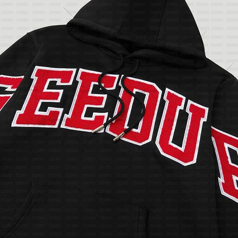 Hiphop Trendy Streetwear Mens Suit Twopiece Set High Street Y2K Casual Tracksuit Goth Harajuku Retro Letter Hoodie 250616