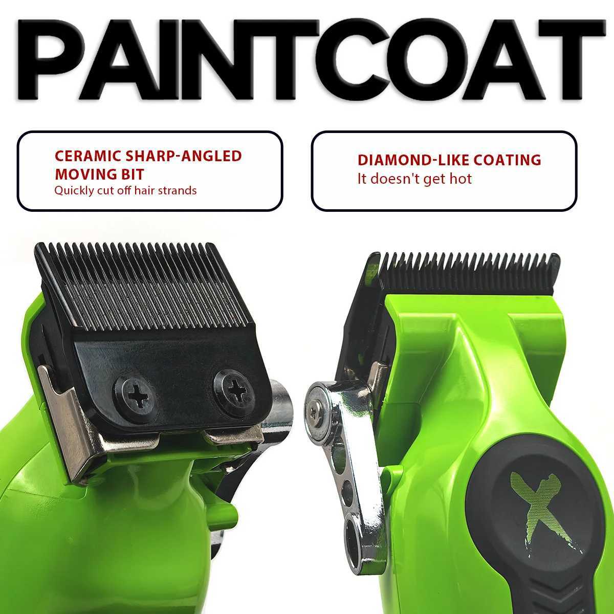 BRDCLIP FA1C NEW 7500RPM Barber Professional Hair Clipper High Speed Motor 2500mAh Electric Trimmer DLC Blade With Base XJ250624