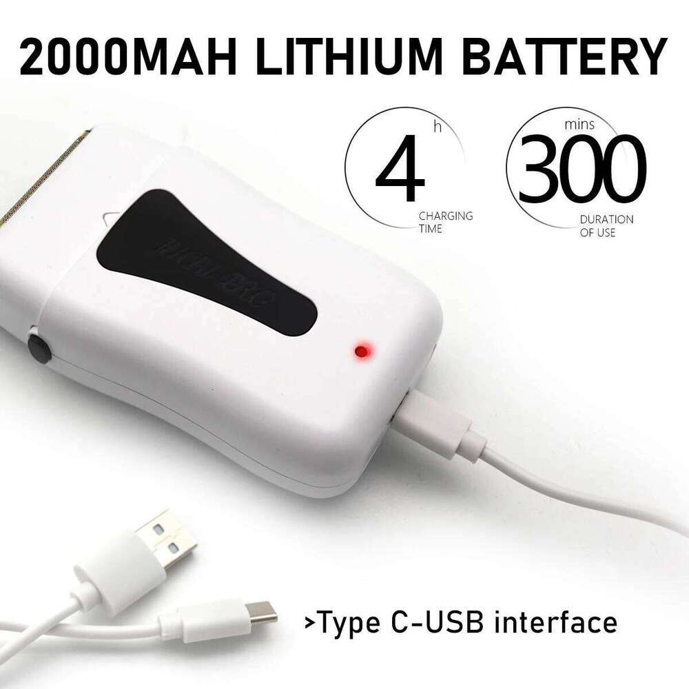 JUCAI PRO Professional White Upgrade 10000Rpm Barber Electric Shaver 2000Mah Whitening Oil Head Man Hair Trimmer Jc10000