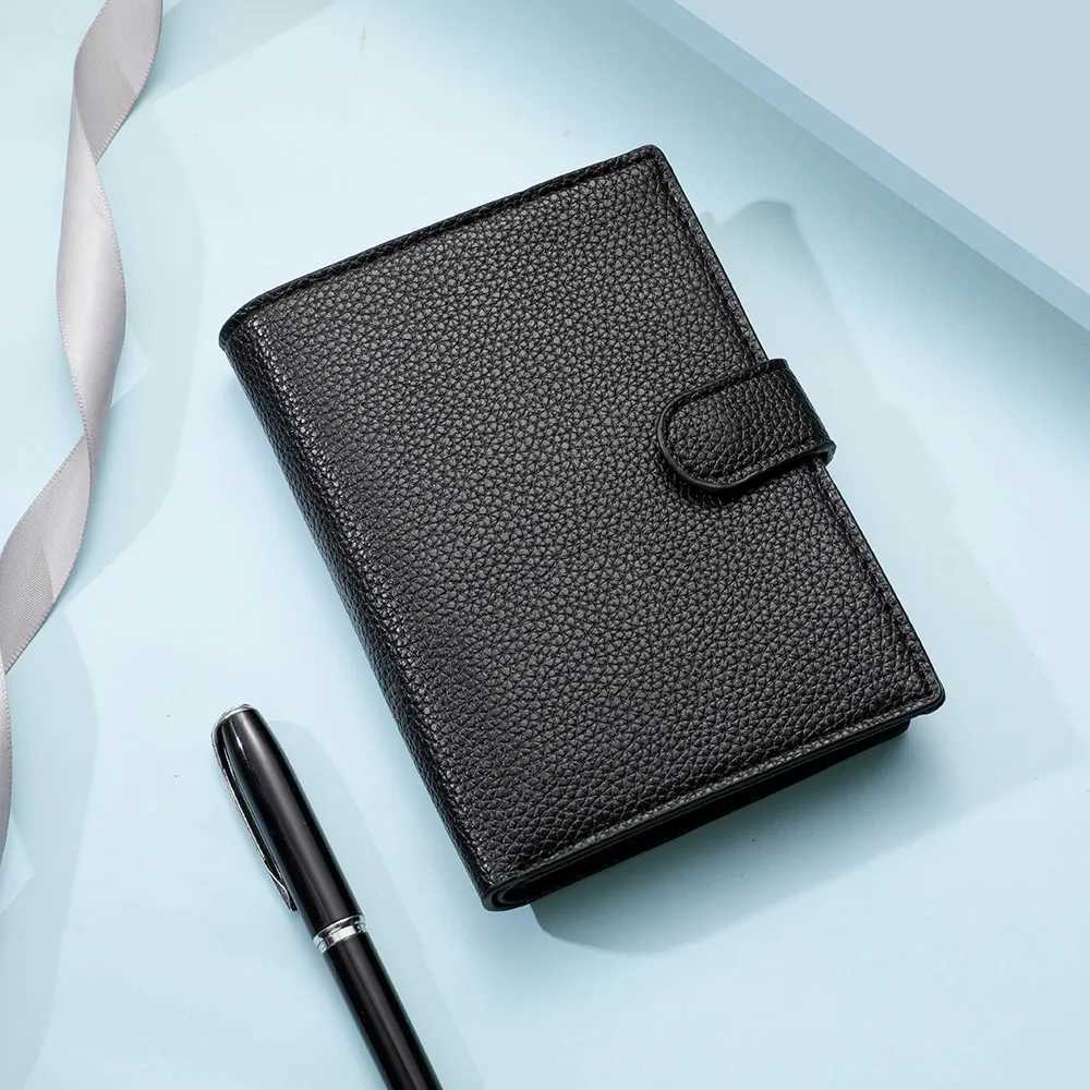 Mens And Womens PU Leather Wallet Travel Passport Wallet Multi Card Slot Holder Wallet Travel Accessories XJ250624