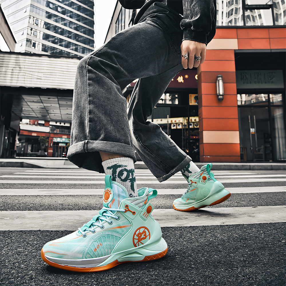 8201-Basket Shoes Sports, Breathable and Non-slip, Running Shoes, Fashion Sports Basketball Shoes, Free Running Confident Fly Me