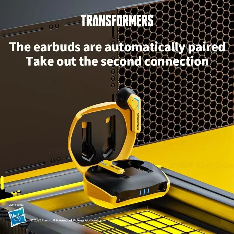 TRANSFORMERS In Ear Earphone Wireless Bluetooth 5.3 Mini Headphones HiFi Stereo Outdoor Sport Music Headset Long Standby TF-T06