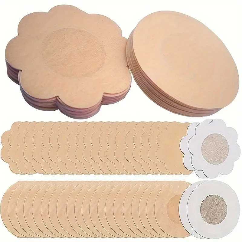 2/300Pcs Self-adhesive Nipple Stickers for Women Disposable Breast Lift Tape Pasties Invisible Bra Padding Chest Paste Patch W250624