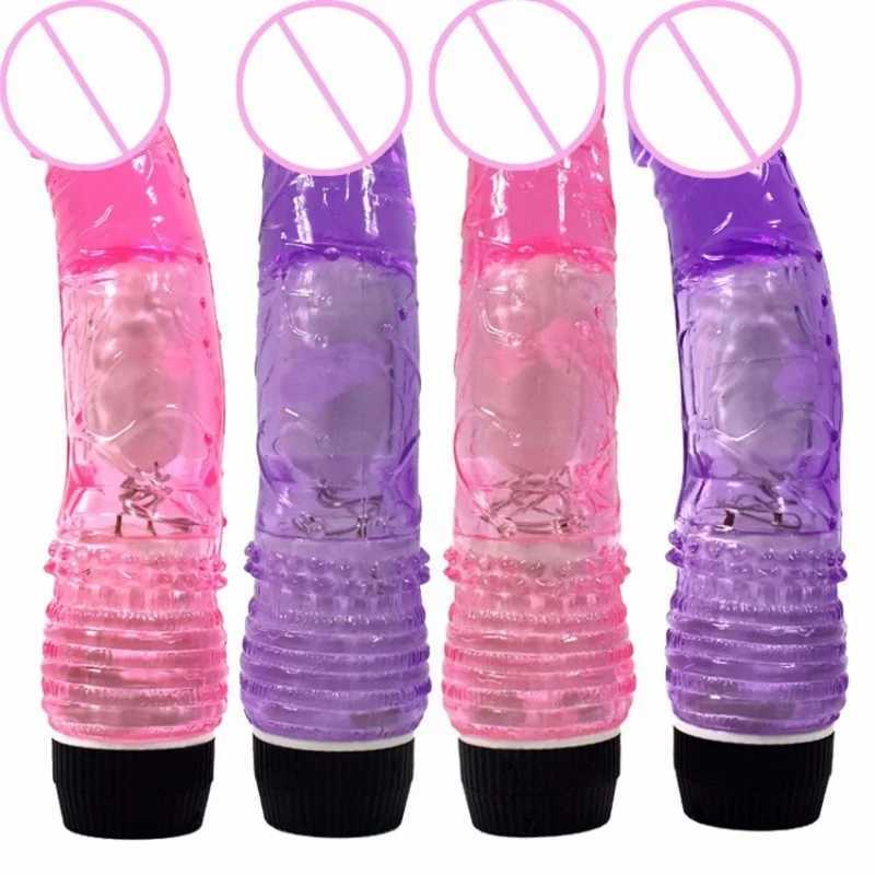 Dildo Vibrator Sex Toy Male Realistic Dildo TPE Jelly Penis Vibrating Vagina Massager Female Clitoral Stimulation Masturbator W250624