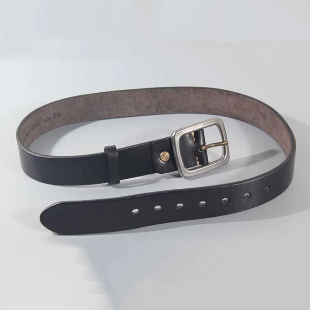 FAJARINA Unique Design Mens Retro Personality Men Thickening Solid Layer Cowhide Jeans Belt Leather Stainless Steel N17FJ1016 W250625