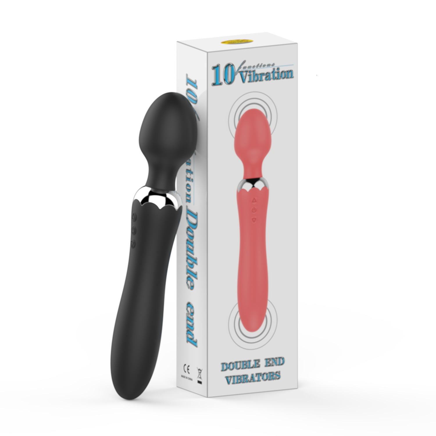 Haoqi Fun Variable Frequency Adult Products Female Dual-Head AV Vibrator