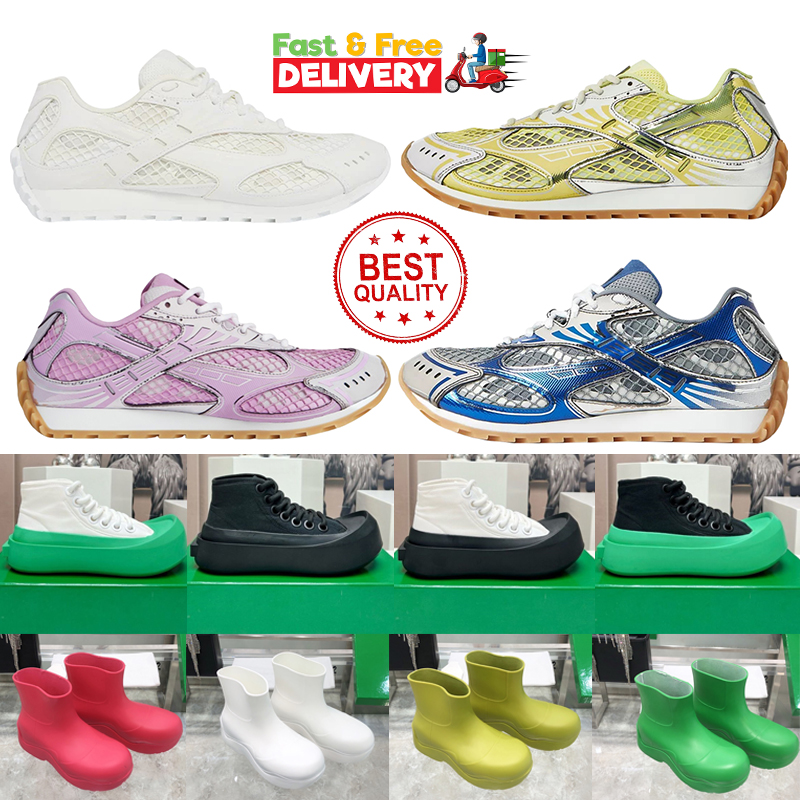 Spring And Summer New Thick Soled Height Increasing Sports Luxury Shoes BV Shoes 2025 Splicing Fashion Couple Mesh Breathable Casual Shoes Designer Shoes 35-45