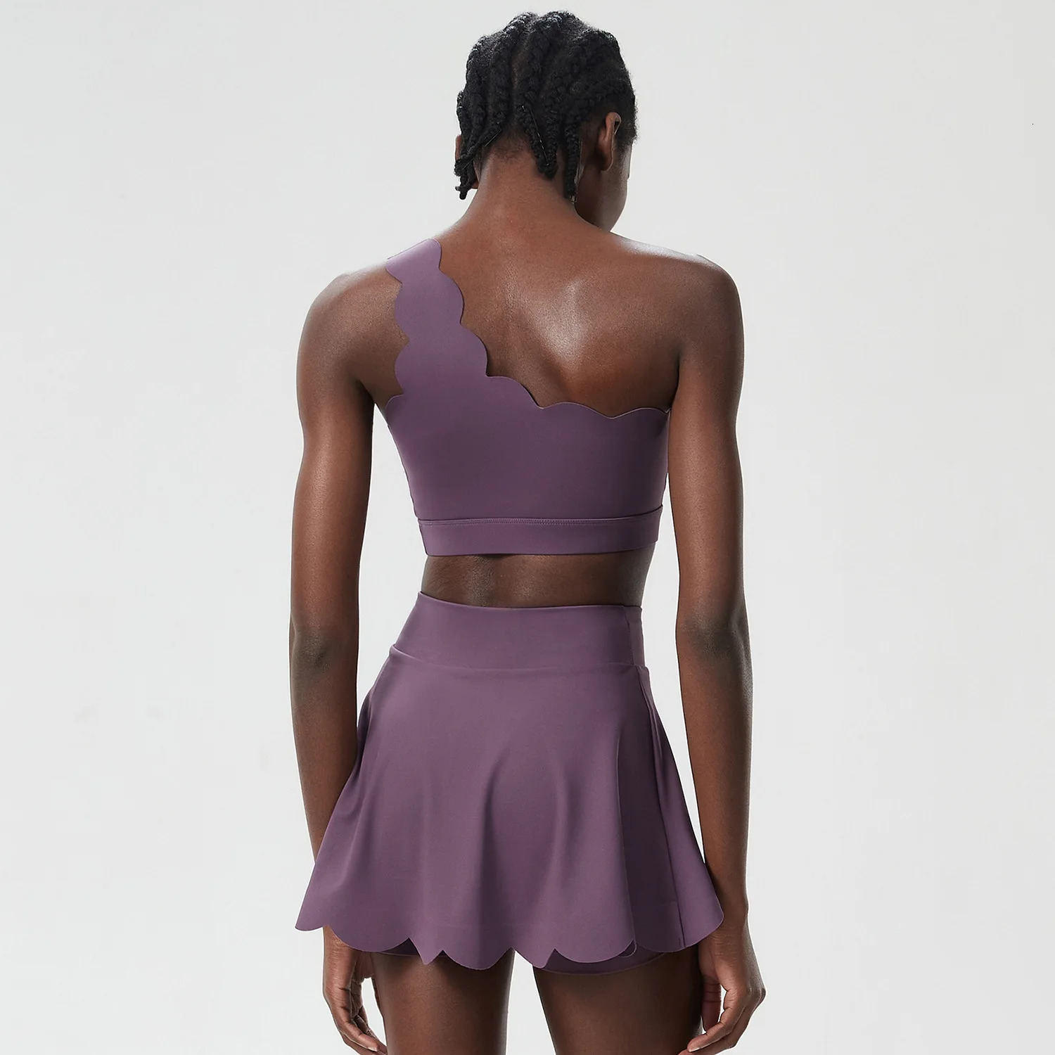 Women Two Pieces Fitness Yoga Set Summer Outdoor Running Suit Breathable Quick Dry Short Sportswear Female Tennis Clothes 250616