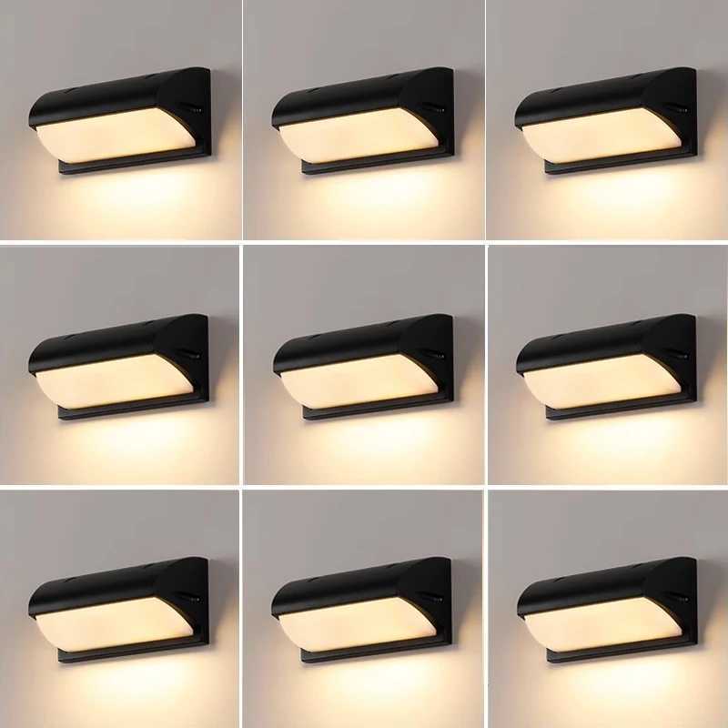 LED Outdoor Lights Wall Light Waterproof IP65 Motion Sensor LED Lighting Porch Lights Balcony Garden Lights Outdoor Wall Lamp XJ250624
