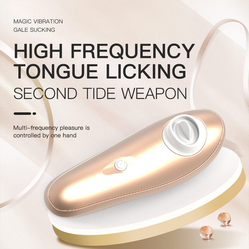 Haoqi Fun Female Silicone Couple Sex Toy Licking Device Masturbator AV Stick Vibrator Tongue Licker