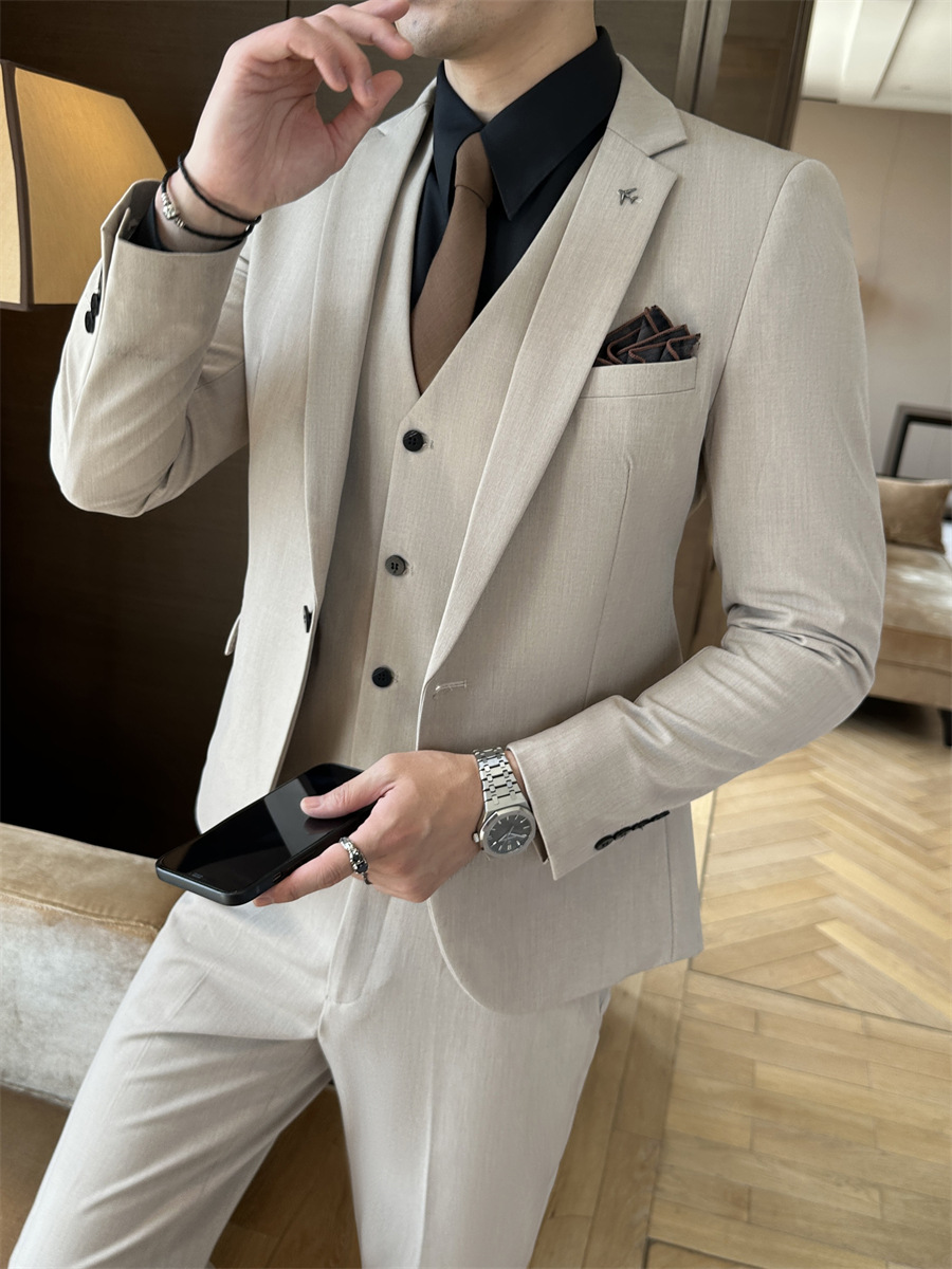 H767Suit business suit groom wedding dress
