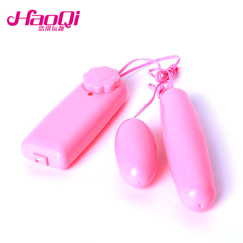 Sexy Long and Short Device Female Masturbation Remote Control Double Vibrator