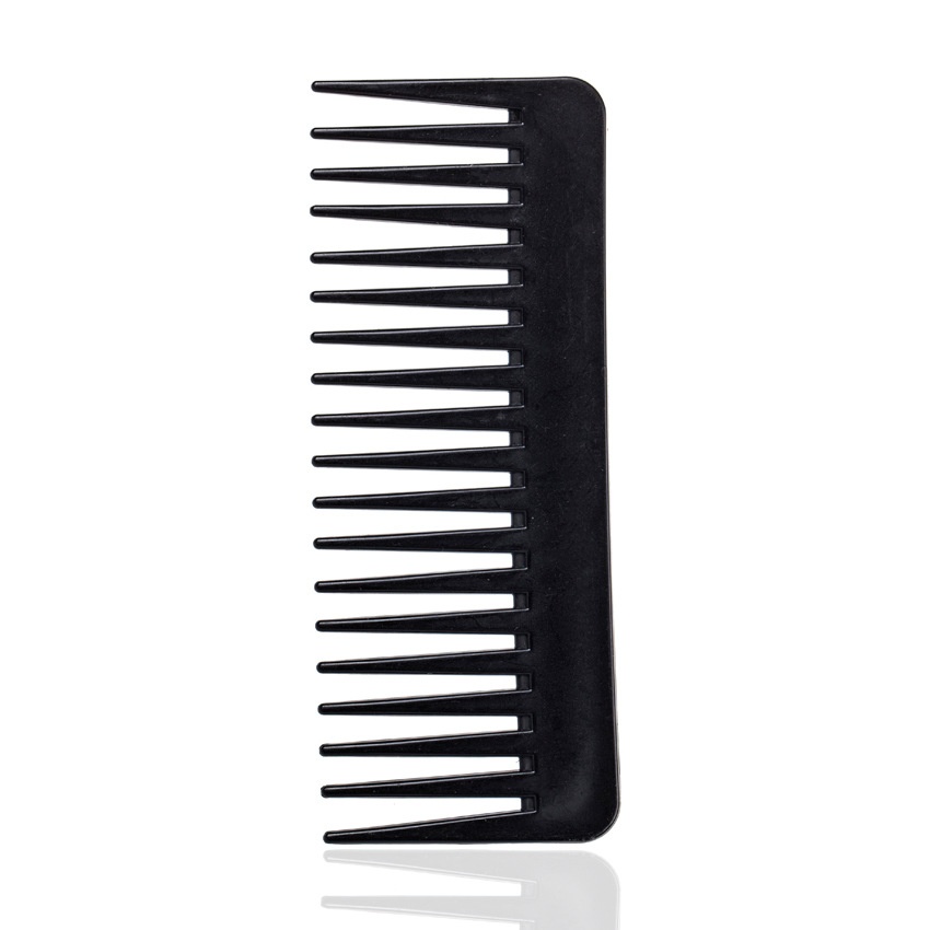 Black High Quality ABS Plastic Heat-resistant Large Wide Tooth Comb Wavy Hair Styling Hair Care Tools Salon