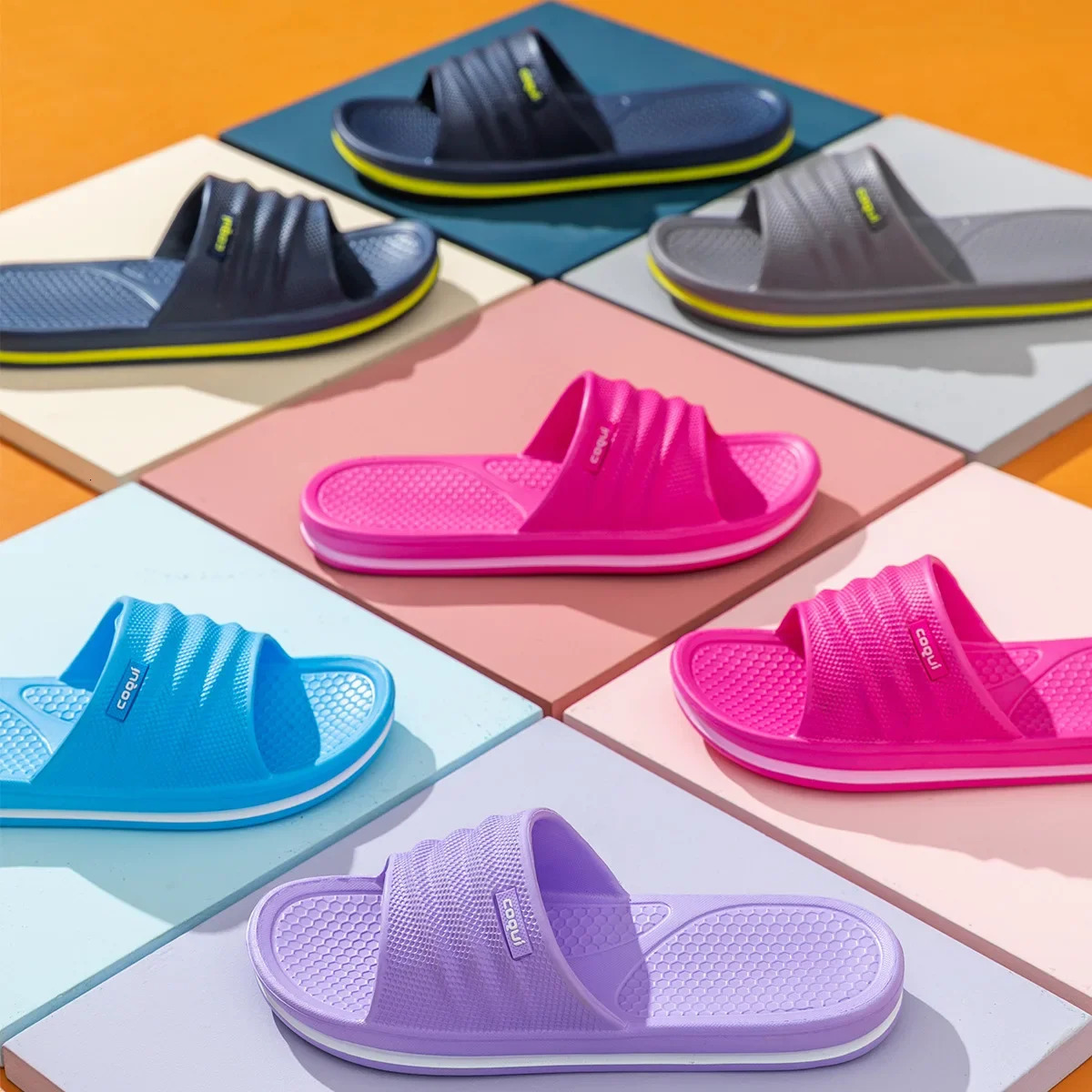 Mens Women EVA Lightweight NonSlip Slides Comfortable QuickDrying for Indoor Outdoor Bathroom Beach Summer 250624